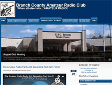 Tablet Screenshot of branchcountyarc.com